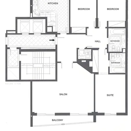 Haven In - Exquisite Floor With 7 Meters Balcony To The Largest Riverfront In Appartamento *